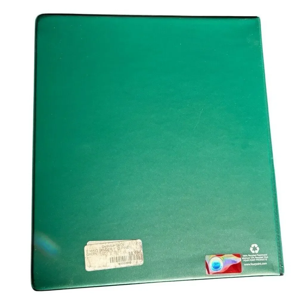 Dartmouth 1” Green Binder